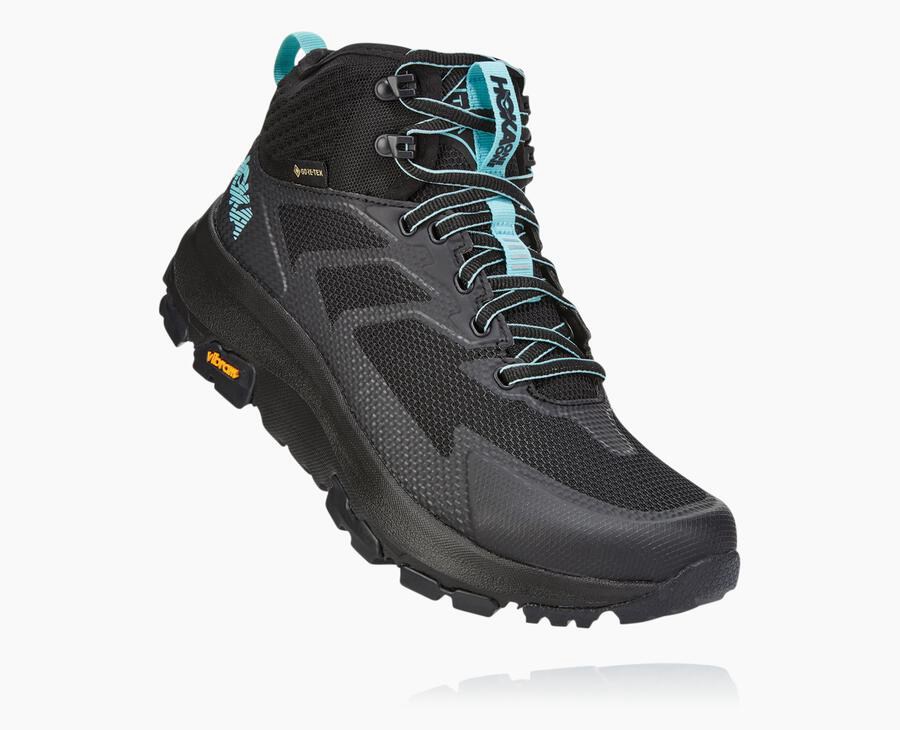 Hiking Boots Womens - Hoka One One Toa GORE-TEX - Black - HGECSUA-53